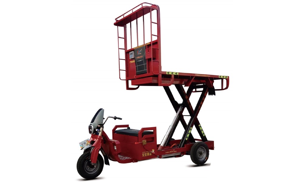 SJ-009平板升降車(chē)(帶扶梯，可升高2m)